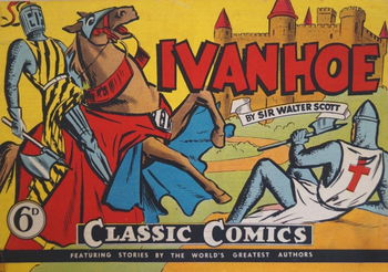 Classic Comics (Ayers & James, 1947 series) #20 ([December 1948?]) — Ivanhoe