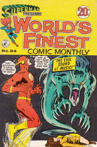 Superman Presents World's Finest Comic Monthly (Colour Comics, 1965 series)  #84 ([April 1972]) — The Evil Sound of Music!