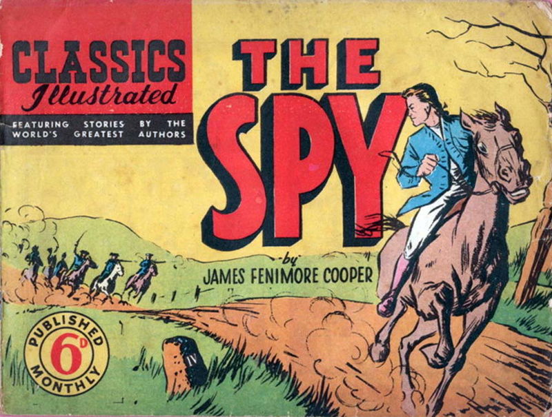 Classics Illustrated (Ayers & James, 1949 series) #25 — The Spy ([May 1949?])