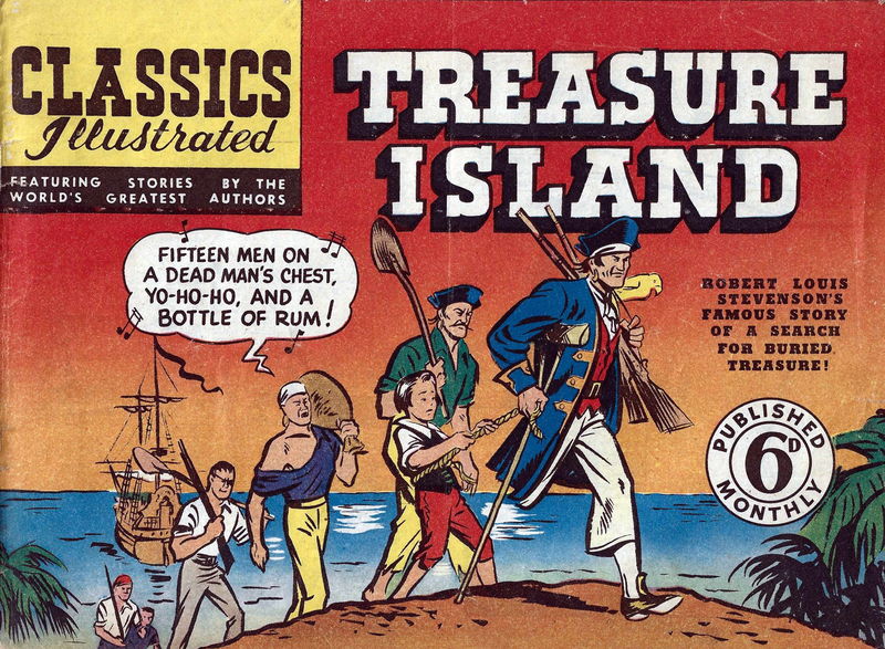 Classics Illustrated (Ayers & James, 1949 series) #31 — Treasure Island ([November 1949])