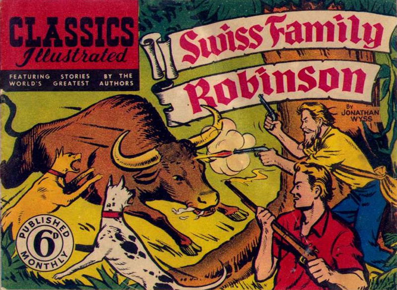Classics Illustrated (Ayers & James, 1949 series) #33 — Swiss Family Robinson ([January 1950?])