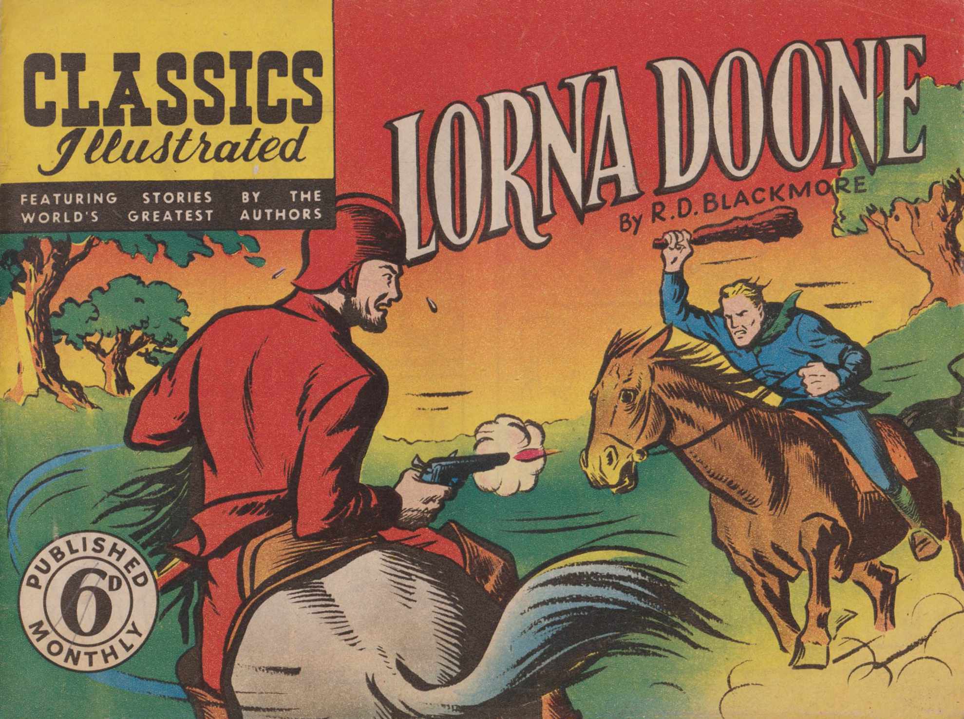 Classics Illustrated (Ayers & James, 1949 series) #34 — Lorna Doone ([February 1950?])