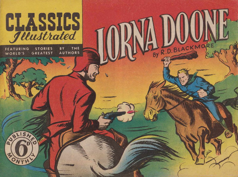 Classics Illustrated (Ayers & James, 1949 series) #34 — Lorna Doone ([February 1950?])
