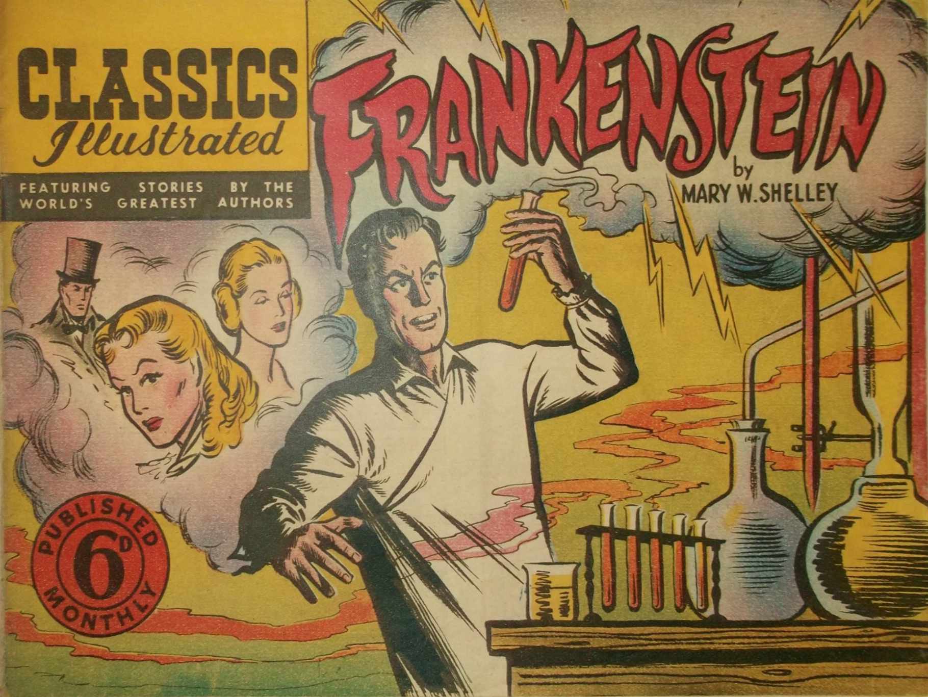 Classics Illustrated (Ayers & James, 1949 series) #35 — Frankenstein ([March 1950?])