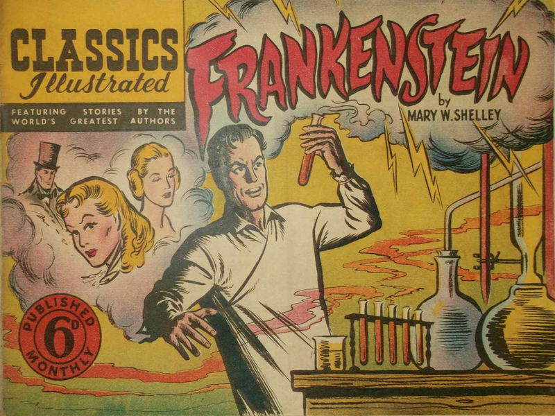 Classics Illustrated (Ayers & James, 1949 series) #35 — Frankenstein ([March 1950?])