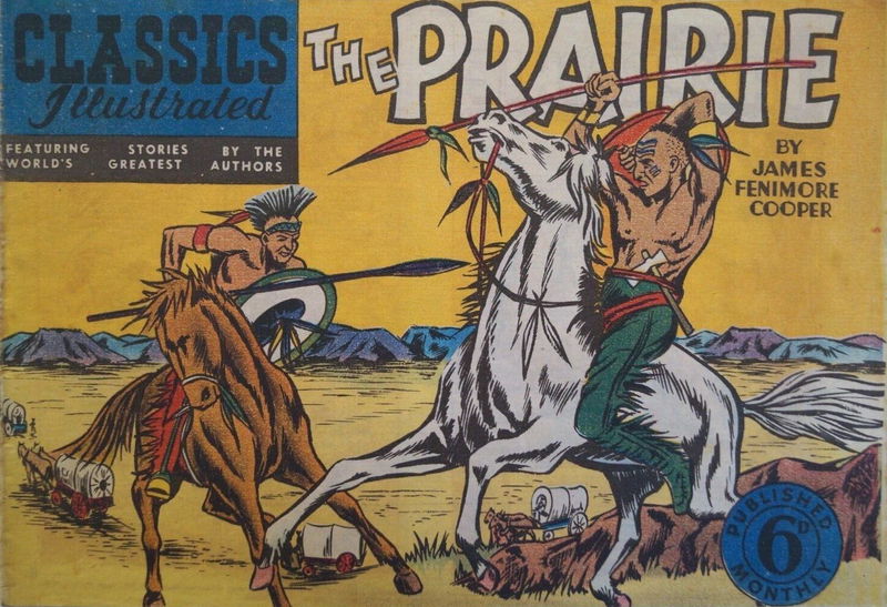 Classics Illustrated (Ayers & James, 1949 series) #36 — The Prairie ([April 1950?])