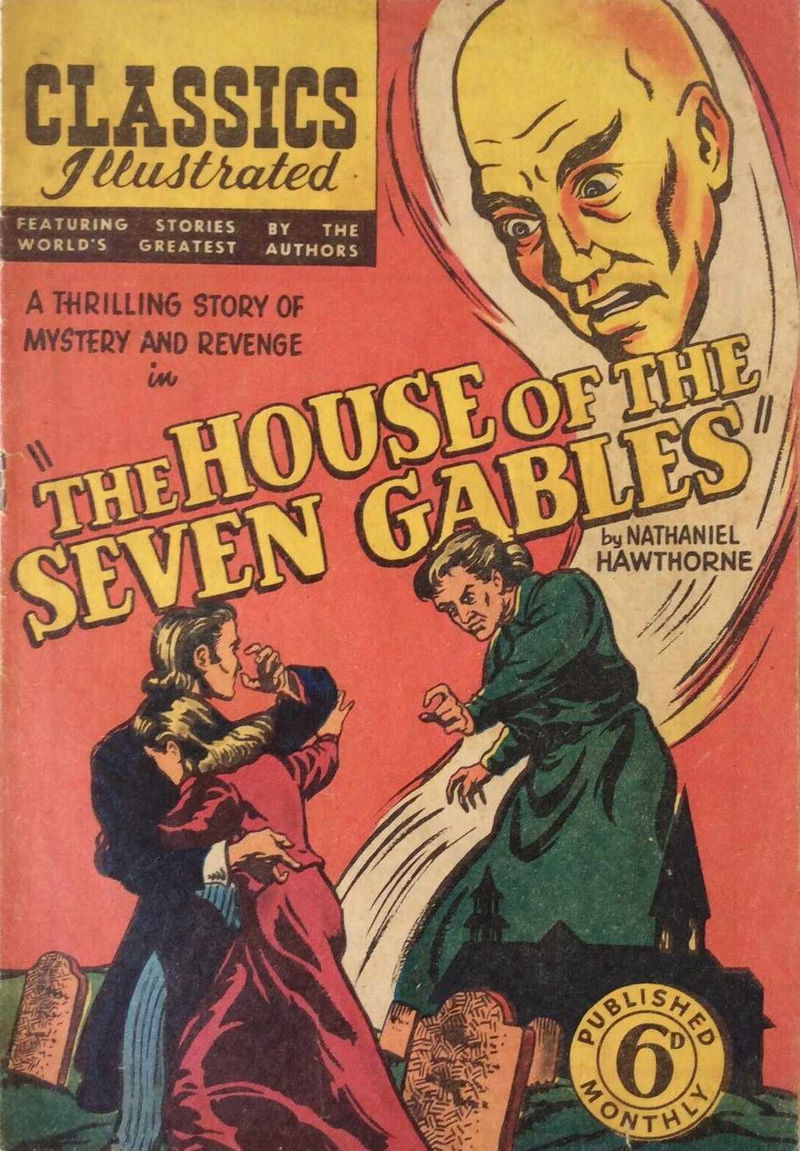 Classics Illustrated (Ayers & James, 1949 series) #38 — The House of the Seven Gables ([June 1950?])