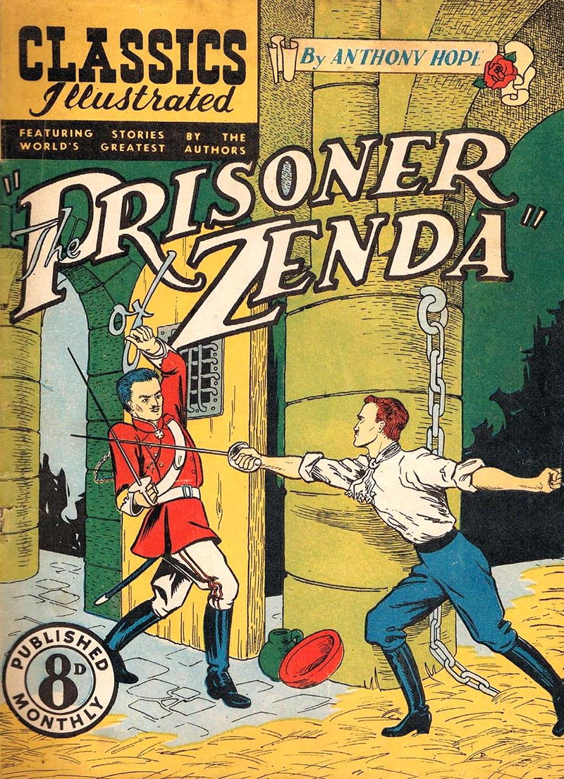 Classics Illustrated (Ayers & James, 1949 series) #51 — The Prisoner of Zenda ([July 1951?])