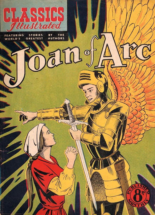 Classics Illustrated (Ayers & James, 1949 series) #52 — Joan of Arc [August 1951?]