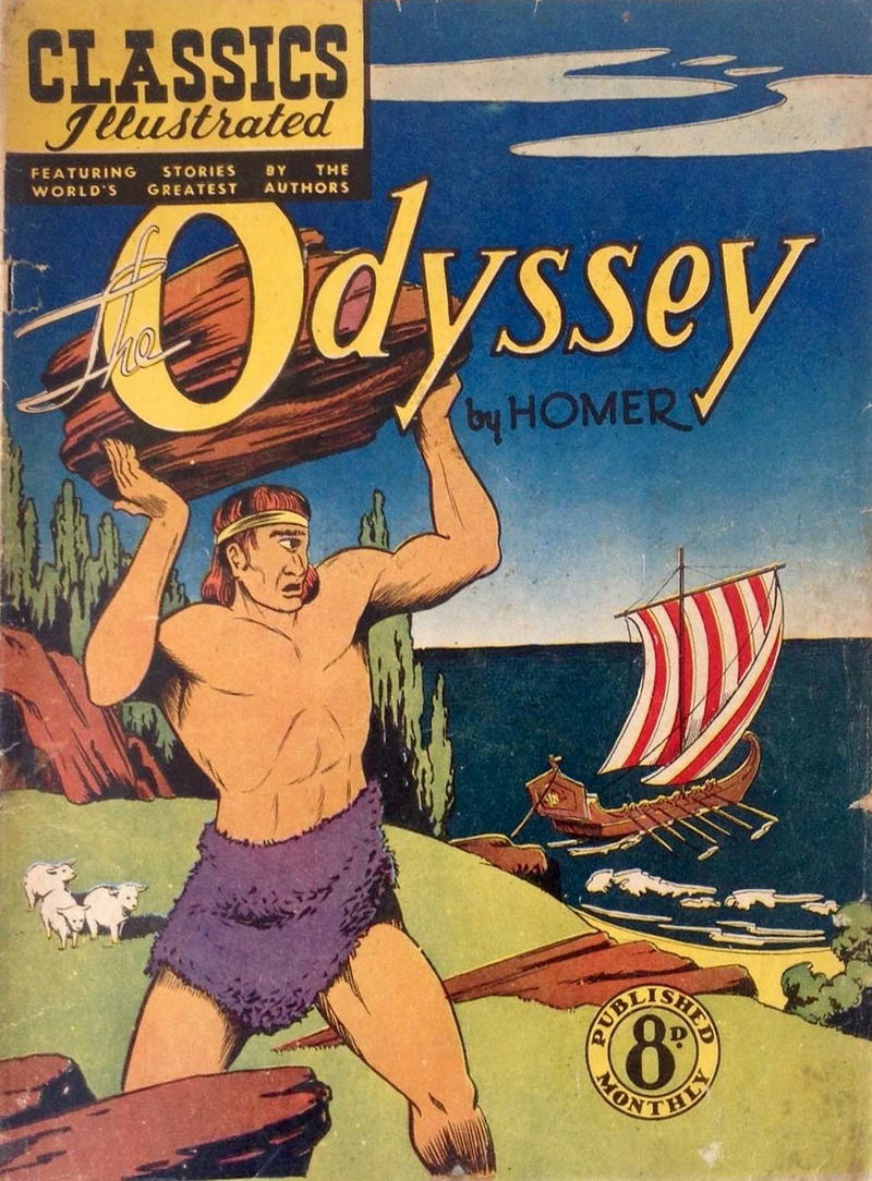 Classics Illustrated (Ayers & James, 1949 series) #56 — Odyssey ([December 1951?])