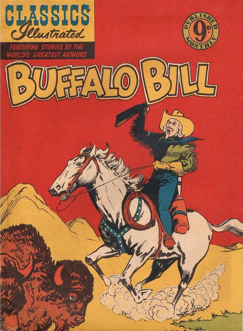 Classics Illustrated (Ayers & James, 1949 series) #69 — Buffalo Bill ([January 1953?])