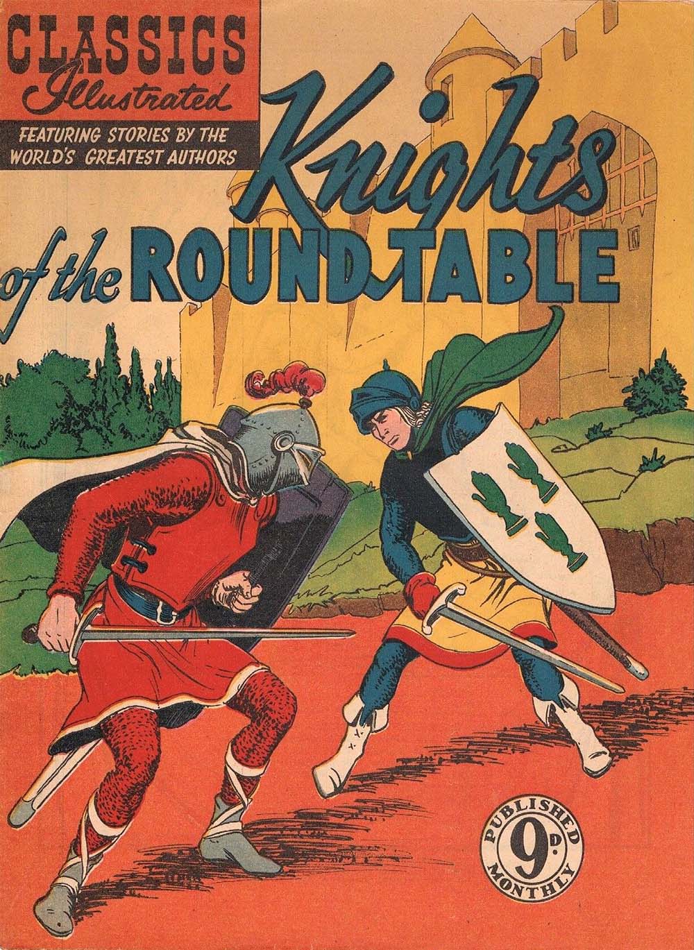 Classics Illustrated (Ayers & James, 1949 series) #70 — Knights of the Round Table ([February 1953?])