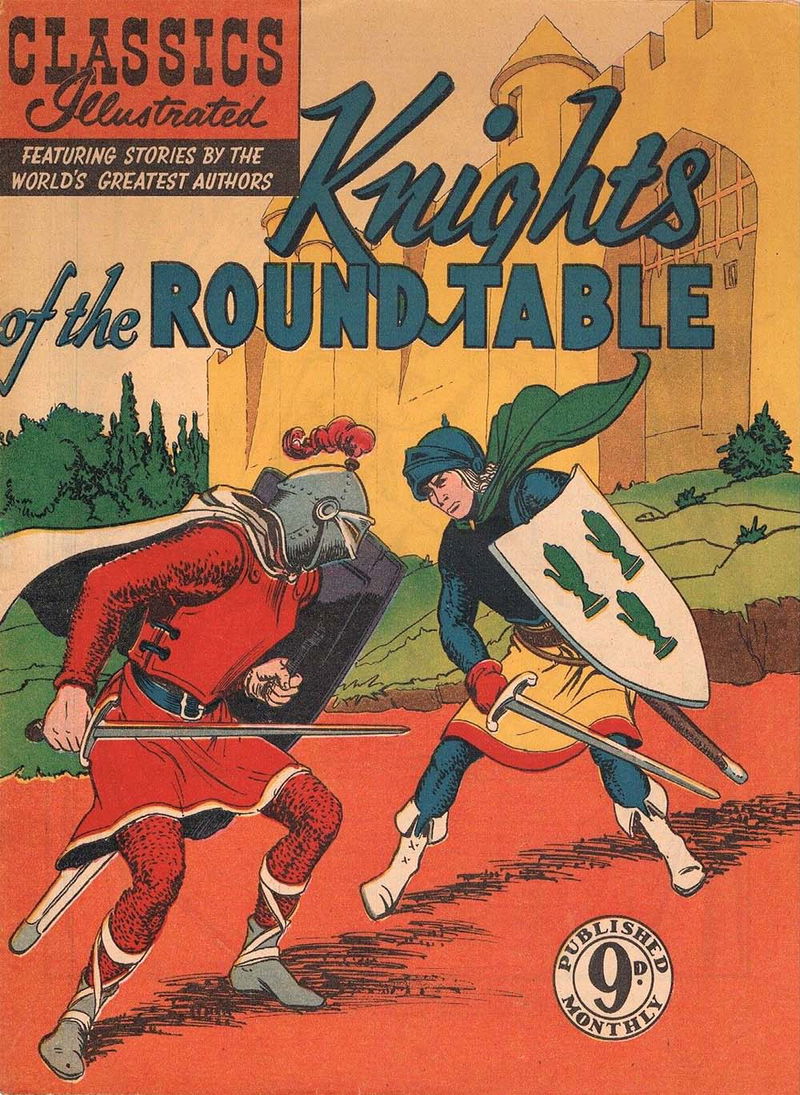 Classics Illustrated (Ayers & James, 1949 series) #70 — Knights of the Round Table ([February 1953?])