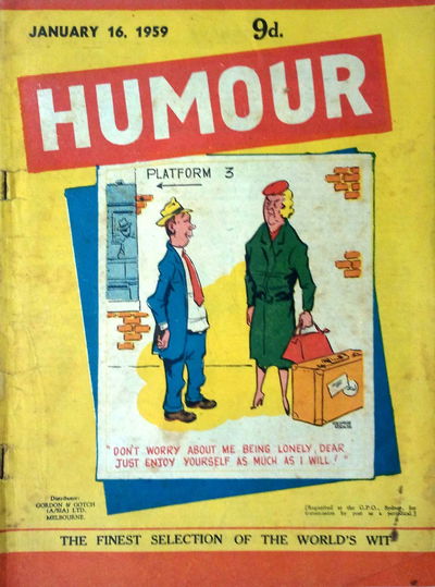 Humour (New Century, 1922 series) v39#3 (16 January 1959)