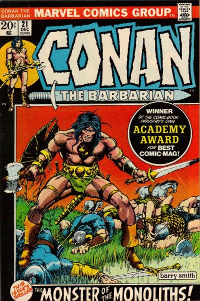 Conan the Barbarian  #21 (December 1972)