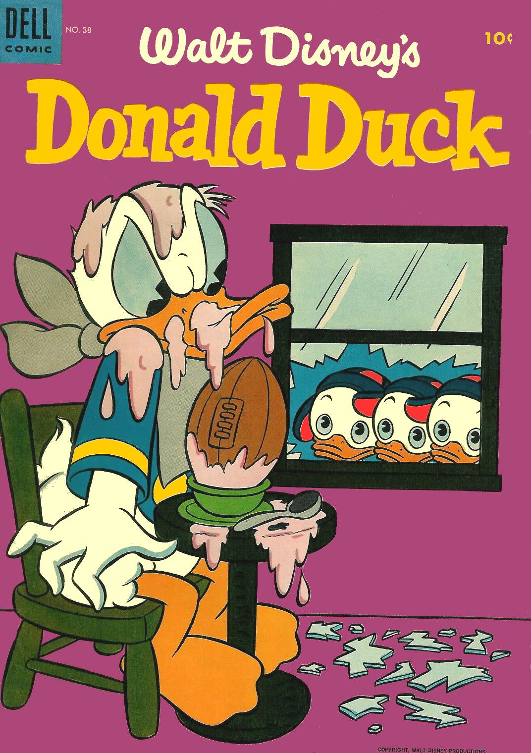 Walt Disney's Donald Duck (Dell, 1952 series) #38 (November 1954)