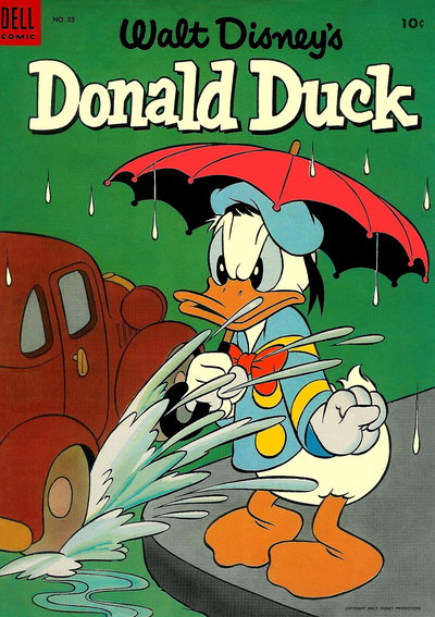 Walt Disney's Donald Duck  #33 (January-February 1954)