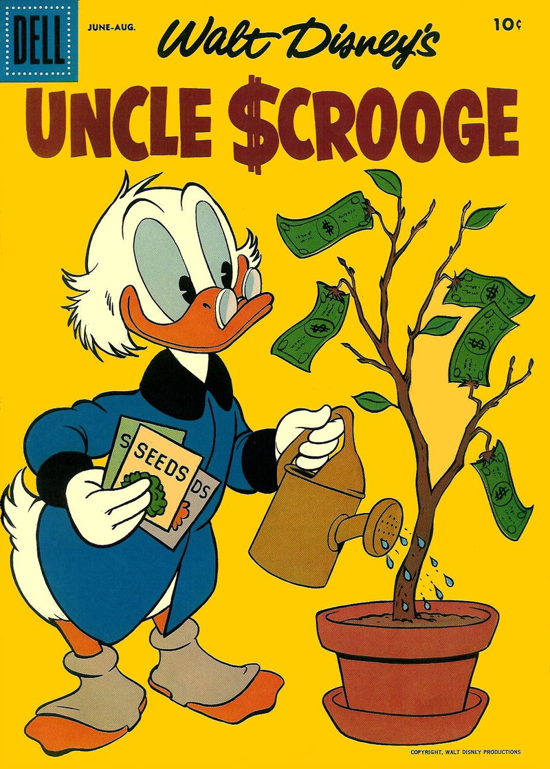 Walt Disney's Uncle Scrooge (Dell, 1953 series) #18 (June-August 1957)