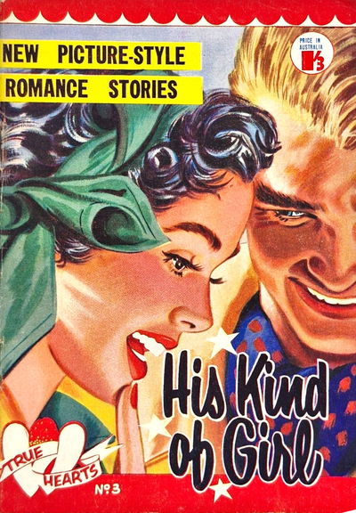 True Hearts (Popular, 1958? series) #3 — His Kind of Girl [August 1958?]