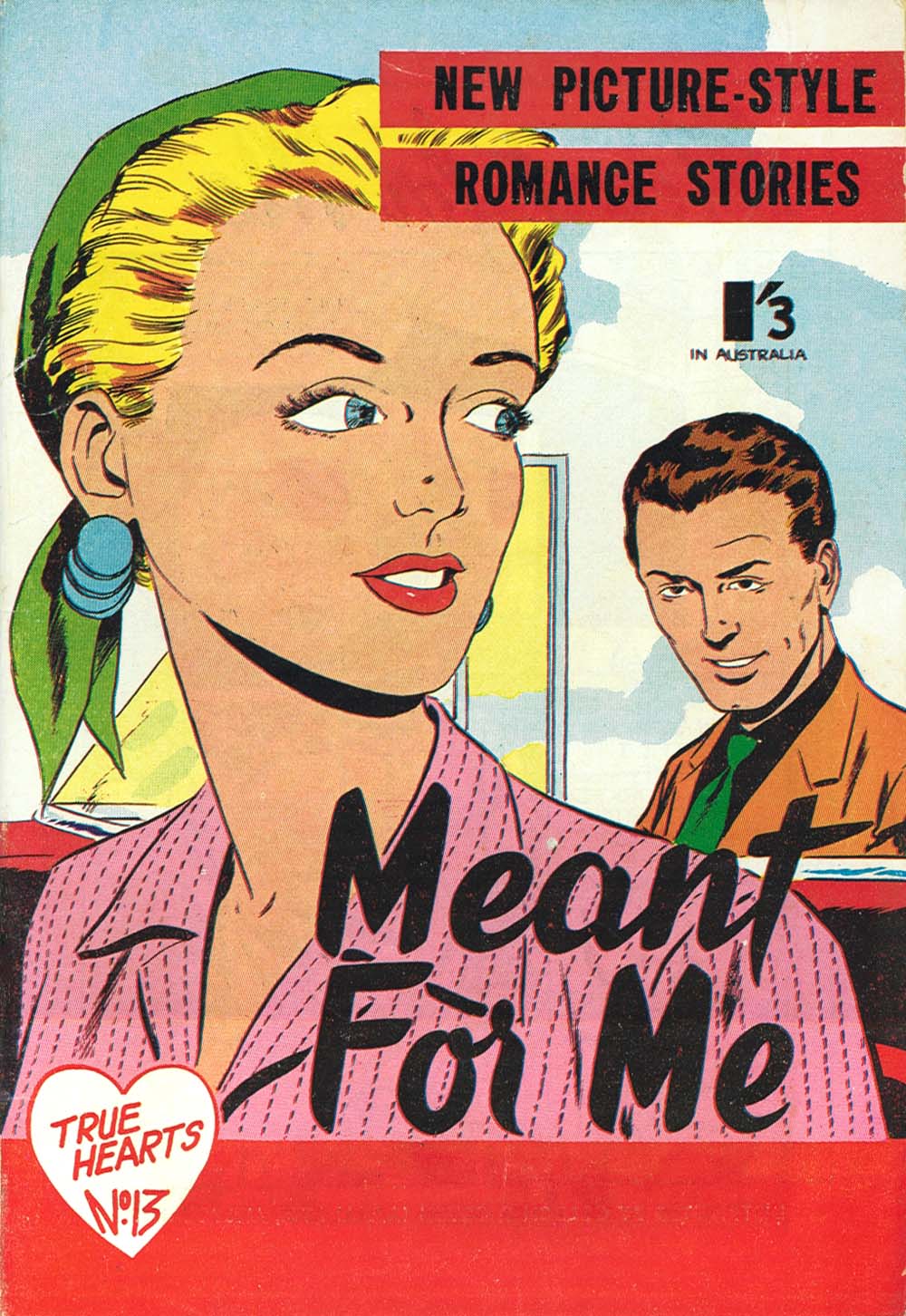 True Hearts (Popular, 1958? series) #13 — Meant for Me ([August 1958?])