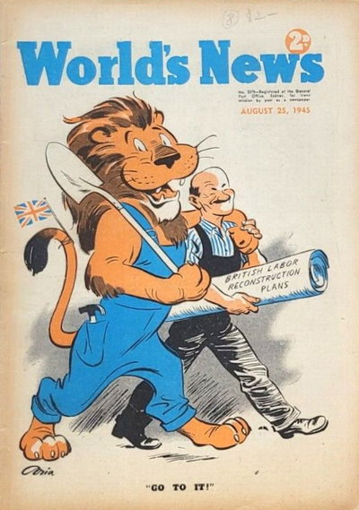 World's News  #2267? (25 August 1945)
