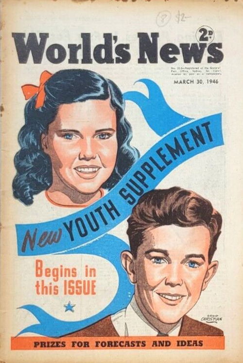 World's News (ANL, 1936 series) #2306 ? (30 March 1946)