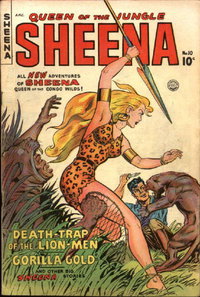 Sheena, Queen of the Jungle (Fiction House, 1942 series)  #10 (1950)