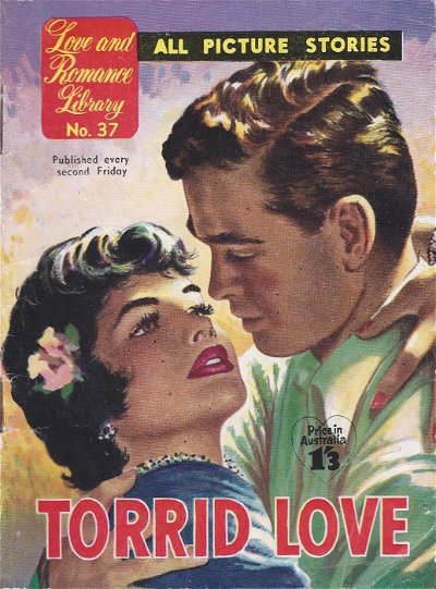 Love and Romance Library (Frew, 1957? series) #37 ([September 1956?]) —Torrid Love
