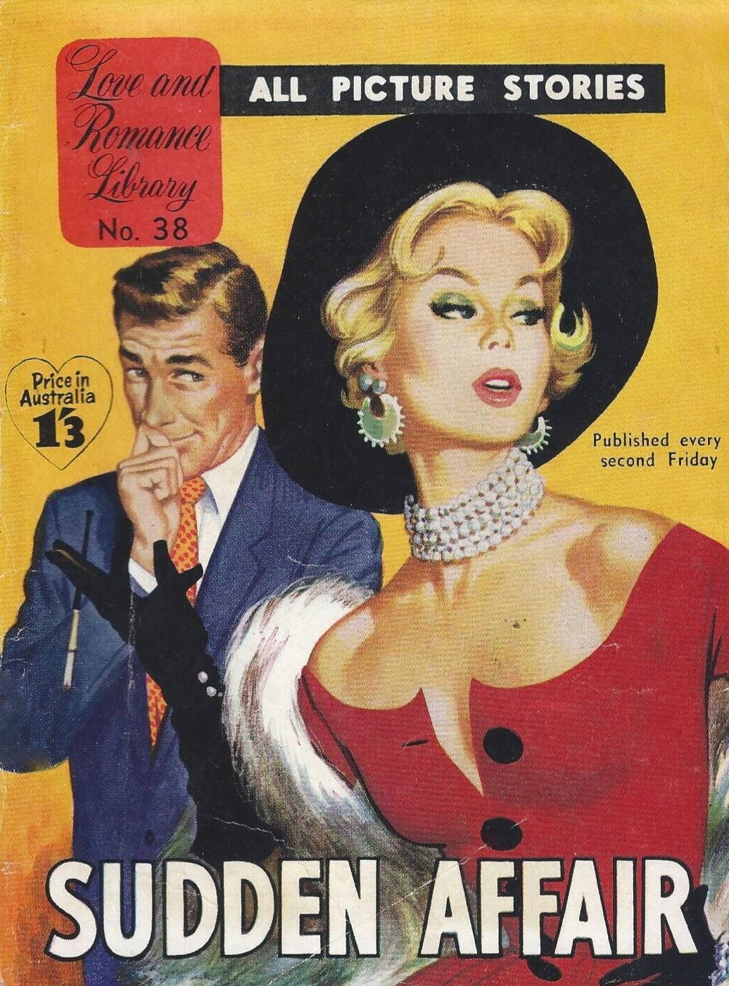 Love and Romance Library (Frew, 1957? series) #38 — Sudden Affair ([October 1956?])