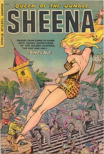 Sheena, Queen of the Jungle (Fiction House, 1942 series) #9 1950