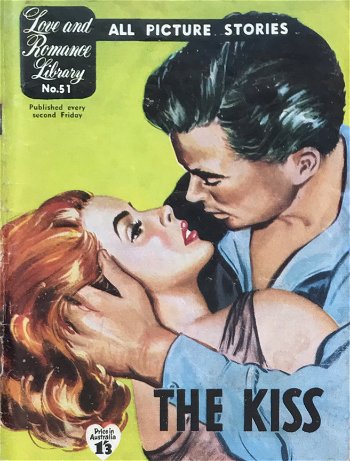Love and Romance Library (Frew, 1957? series) #51 ([April 1957?]) —The Kiss