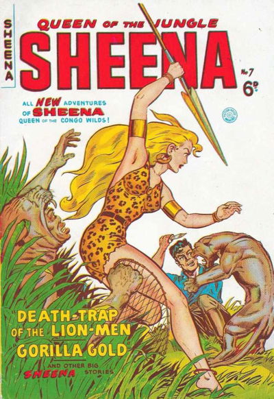 Sheena Queen of the Jungle (HJ Edwards, 1950 series) #7