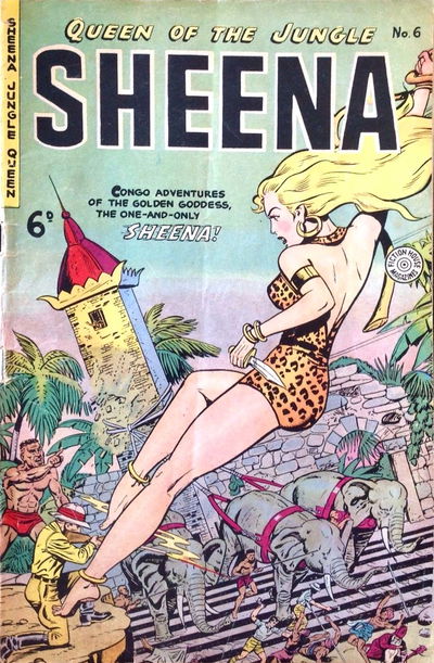 Sheena Queen of the Jungle (HJ Edwards, 1950 series) #6