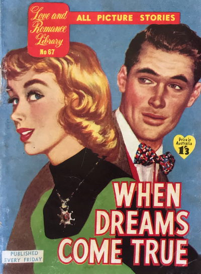 Love and Romance Library (Frew, 1957? series) #67 — When Dreams Come True [December 1957?]