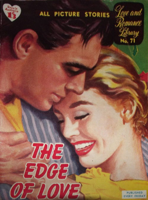 Love and Romance Library (Frew, 1957? series) #71 — The Edge of Love [February 1958?]