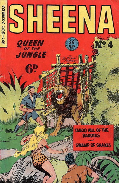 Sheena Queen of the Jungle (HJ Edwards, 1950 series) #4