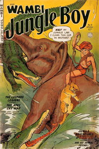 Wambi, Jungle Boy (Fiction House, 1942 series)  #15 (Spring 1952)