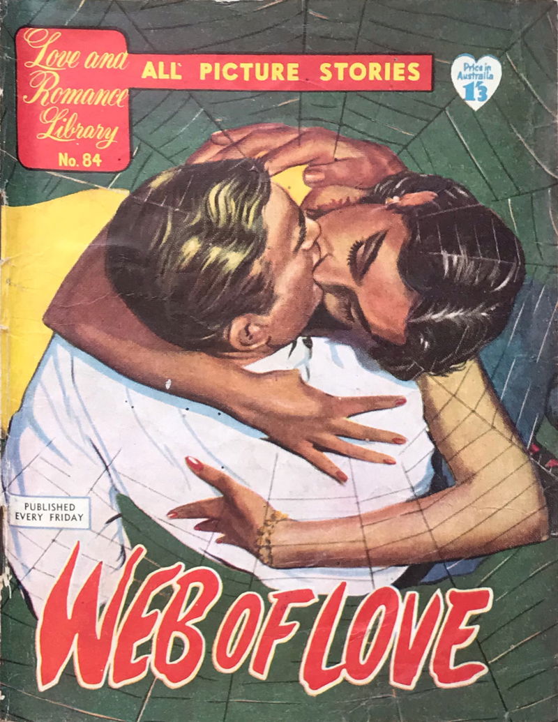 Love and Romance Library (Frew, 1957? series) #84 — Web of Love ([September 1958?])