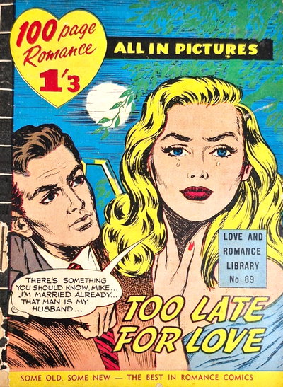 Love and Romance Library  #89 ([November 1958?])
