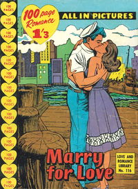 Love and Romance Library (Frew, 1957? series) #116 — Marry for Love [1960?]