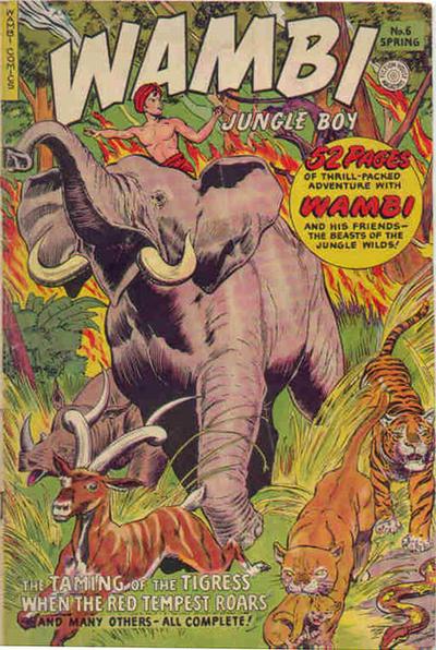 Wambi, Jungle Boy  #6 (Spring 1950)