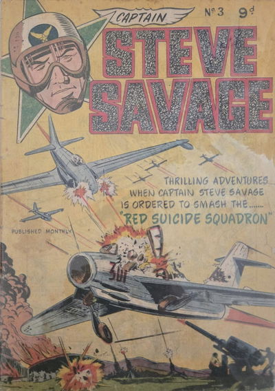 Captain Steve Savage (Crestwood, 1955? series) #3 [August 1955?]