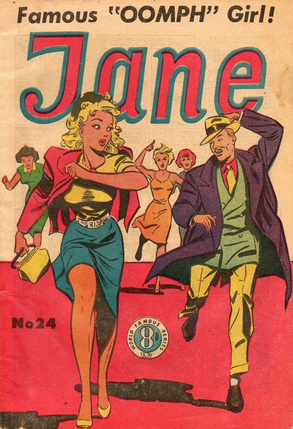 Jane Famous "Oomph" Girl (Atlas, 1954 series) #24 ([May 1956?])