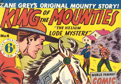 King of the Mounties (Atlas, 1950 series) #4 [March 1951?]