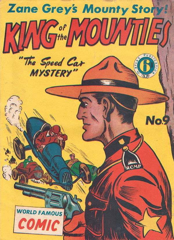 King of the Mounties (Atlas, 1950 series) #9 ([August 1951?])