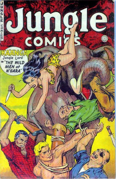 Jungle Comics (Fiction House, 1940 series) #153 September 1952