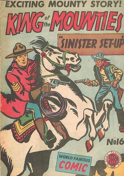 King of the Mounties (Atlas, 1950 series) #16 [March 1952?]