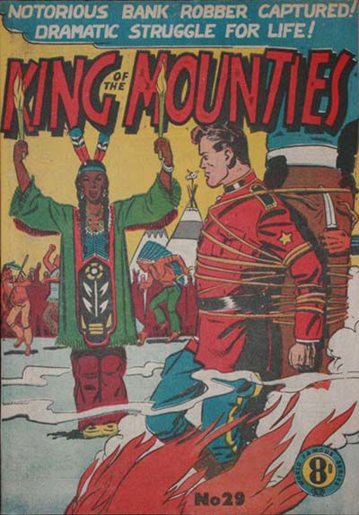 King of the Mounties (Atlas, 1950 series) #29 [April 1953?]