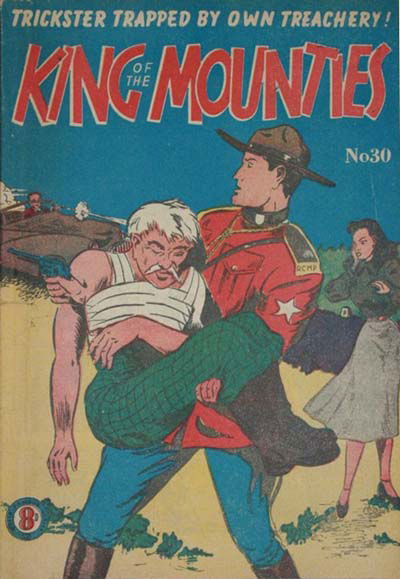 King of the Mounties (Atlas, 1950 series) #30 [May 1953?]