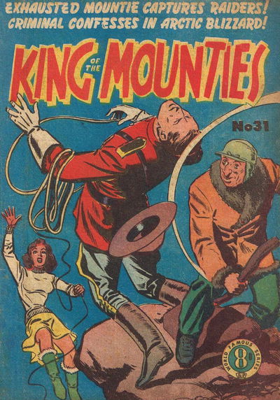 King of the Mounties (Atlas, 1950 series) #31 [June 1953?]